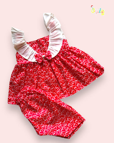 Sweetheart Ruffle Set